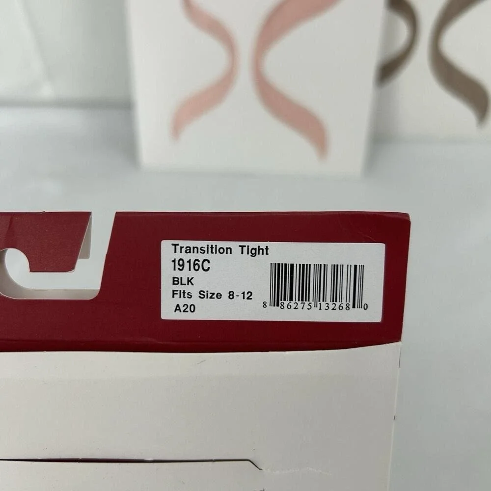 Lot Of 3 Capezio Girls 8-12 Ultra Soft Transition Tights Pink 1916C, Tan, Black